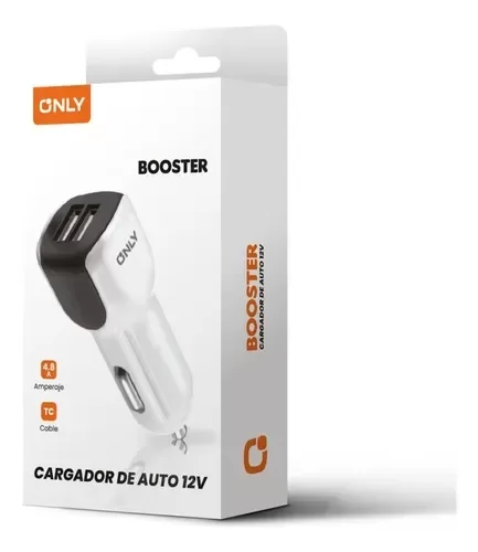 Producto - Cargador Auto 12v 3.1A Only Booster