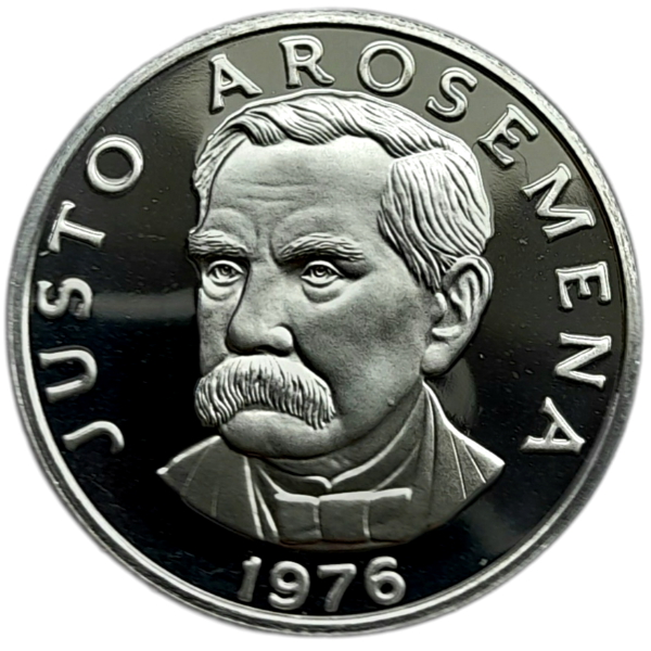 Producto - Panamá PROOF 5 Centimos 1976 J. Arosemena Quesada (12.000) Km#37 Unc Escasa!!
