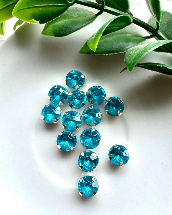 Producto - 8MM REDONDA CELESTE BANDERA