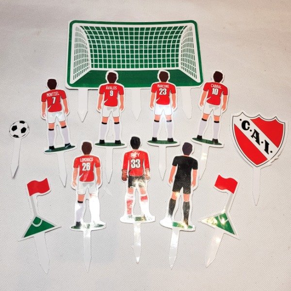 Producto - Set de fútbol INDEPENDIENTE x12 piezas - 1