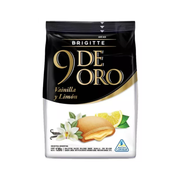 Producto - Brigitte vainilla y limón - 9 de Oro