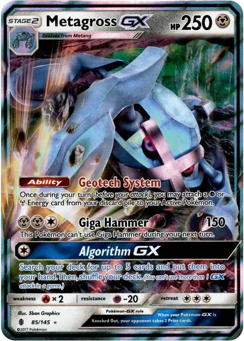 Producto - Metagross GX - 85/145 - Guardians Rising - Holo