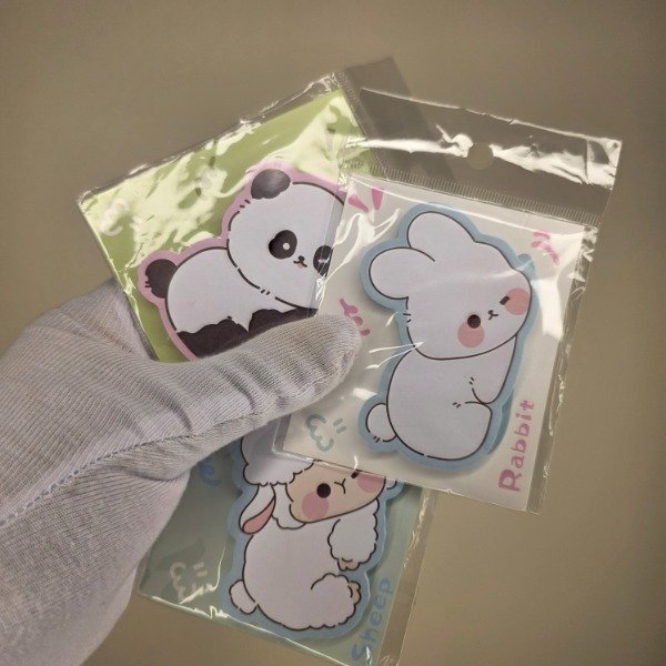 Producto - Mini Block de notitas animalitos estampa 8cm