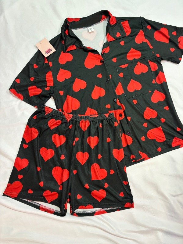 Producto - CAMISERO CORTO CORA ROJO - 5