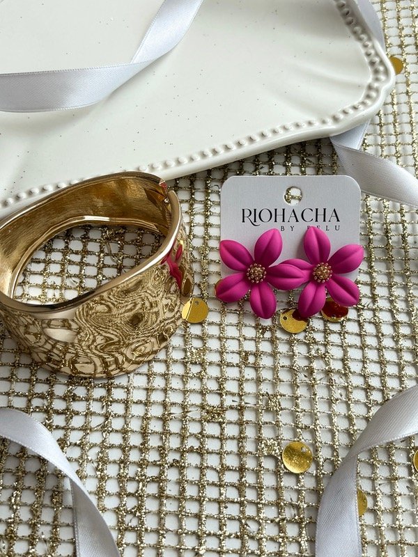 Producto - Set Jazmín golden (fucsia)