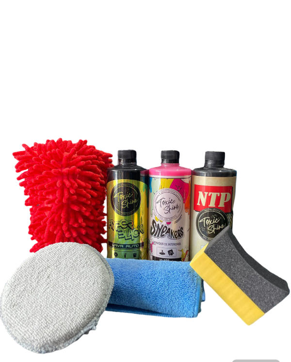Producto - Kit de lavado  toxic shine inicial