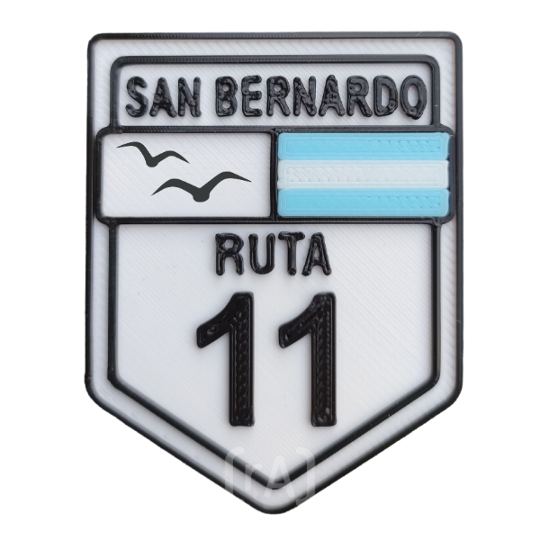 Producto - Iman Ruta 11 Gaviota San Bernardo Blanco