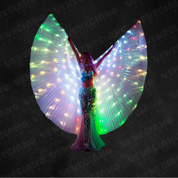 Producto - Alas LED Talle chico RGB
