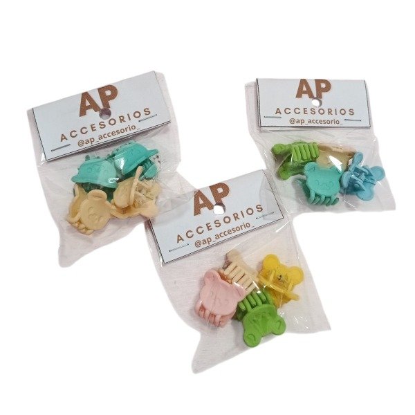 Producto - BROCHE x4 OSITO - AC26277