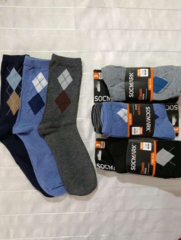 Producto - X6 - MEDIAS DE VESTIR ESTAMPADAS SOCKMAR