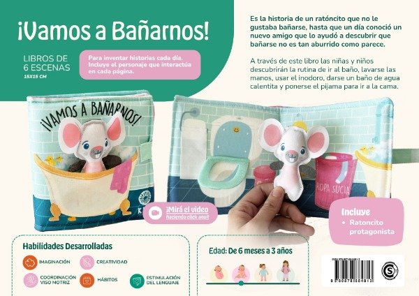 Producto - LIBRO VAMOS A BAÑARNOS!