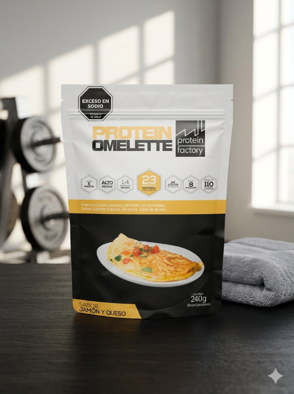 Producto - Protein Omelette Jamón y Queso 240g 23g Proteína