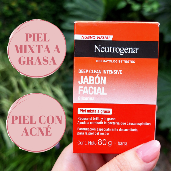 Producto - Jabón en Barra Facial Deep Clean - Pieles Mixtas a Grasas - Neutrogena