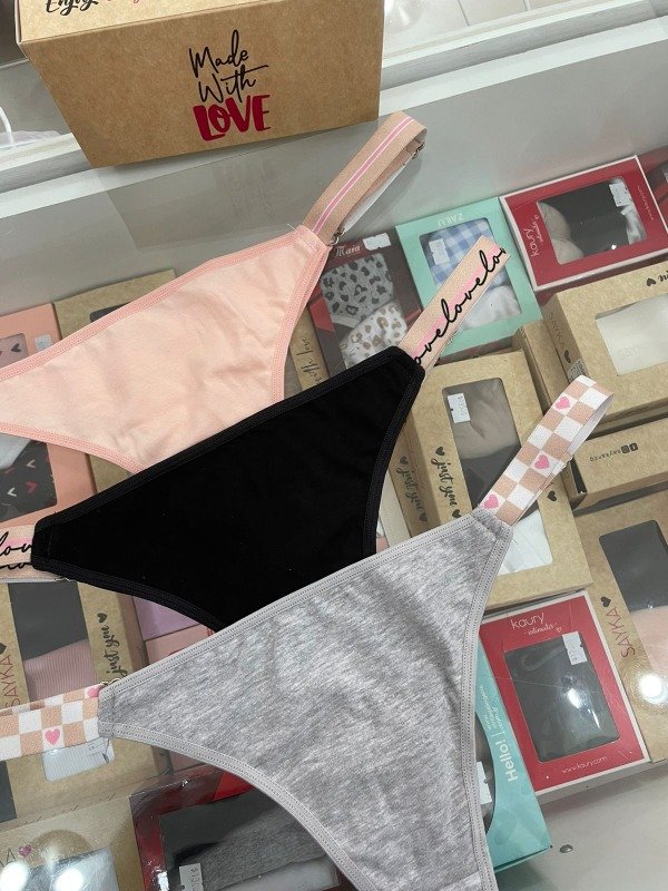 Producto - Pack x3 colaless Love