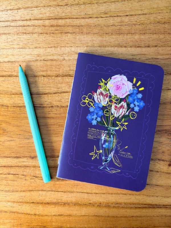 Producto - Cuaderno A6 florero