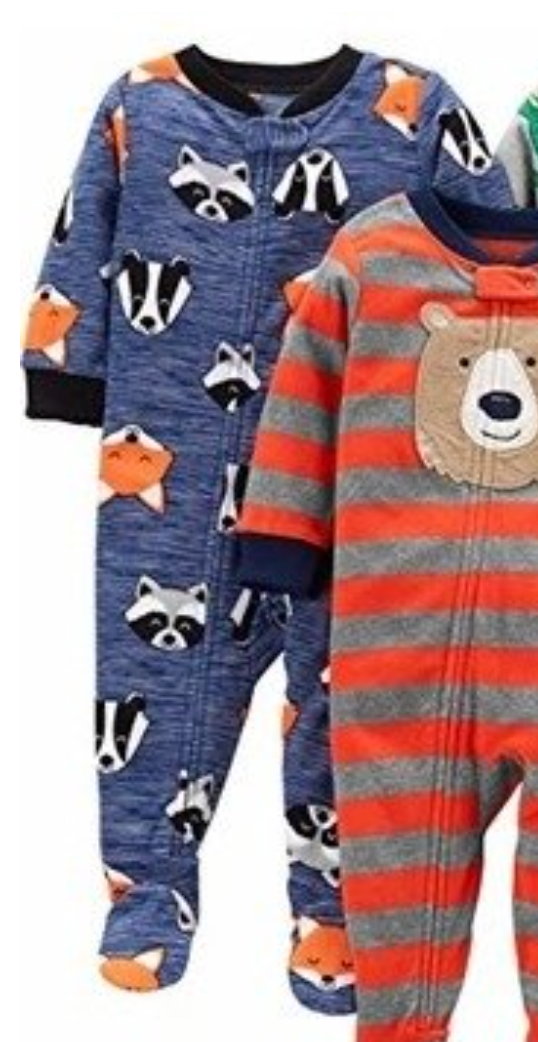 Producto - Enterito Micropolar Niño FONDO AZUL Mapaches CON PIES