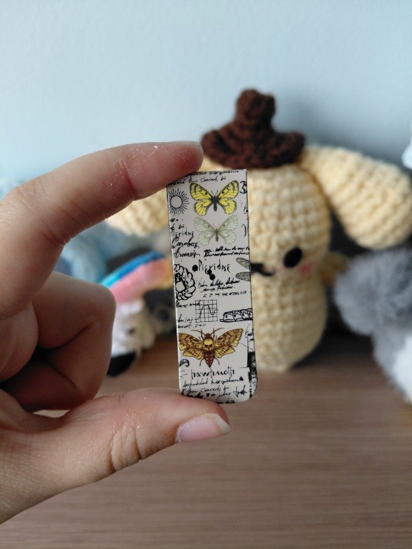 Producto - Marcapáginas magnéticos - Temática vintage y flores #008
