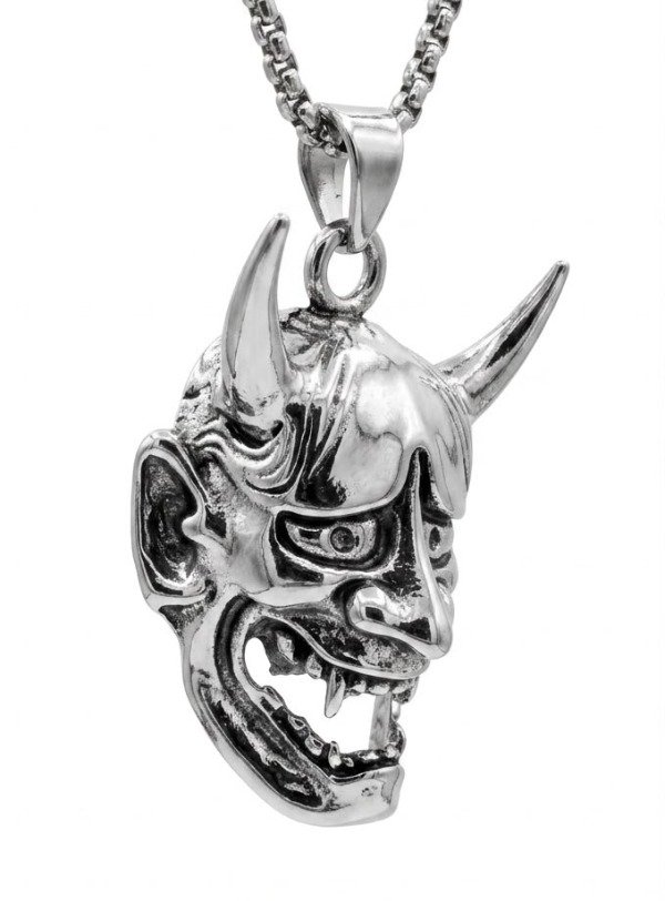 Producto - COLLAR DIJE HANNYA PLATEADO CADENA 60 CM - 1
