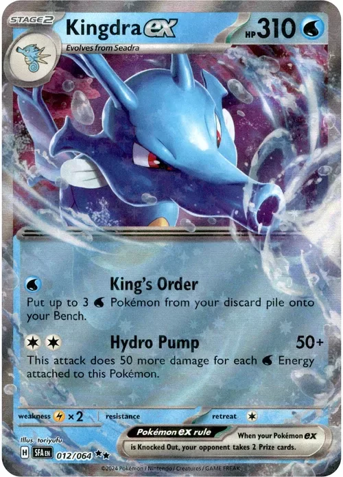 Producto - Kingdra ex - 012/064 - Shrouded Fable - Holo