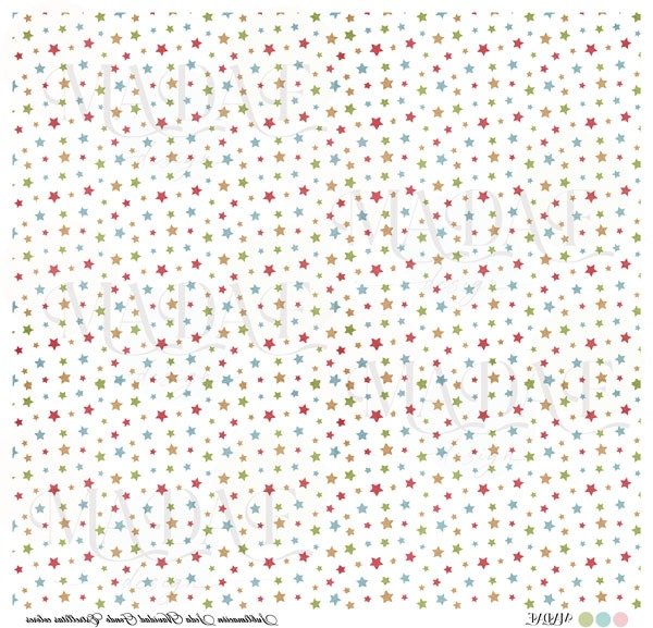 Producto - SUBLIMACIÓN FONDOS NAVIDAD ESTRELLITAS COLORES