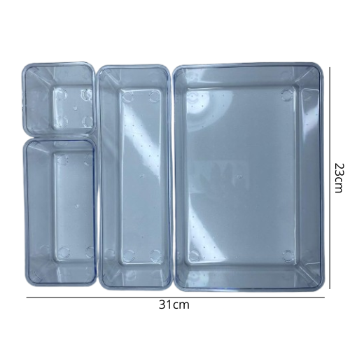 Producto - Combo Organizadores Acrílicos Grandes x4 - 2