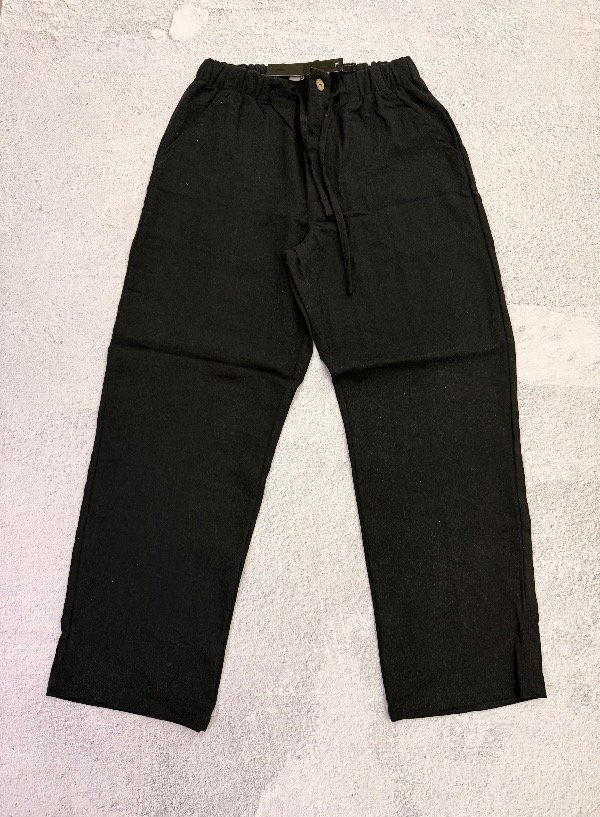 Producto - Pantalón de Lino Negro