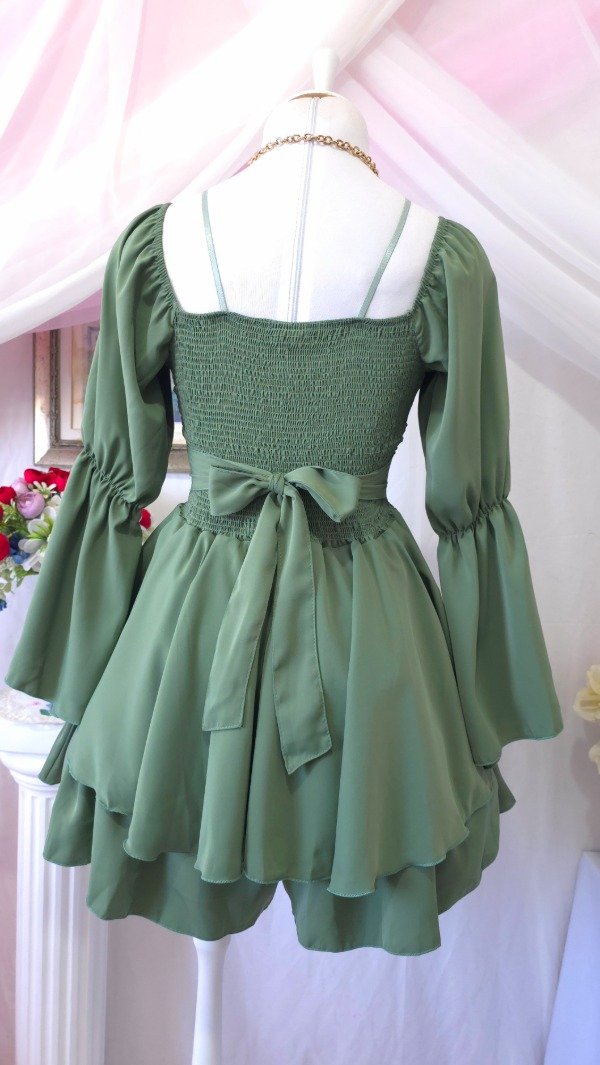 Producto - Vestido Coquette Samantha Verde! IMPORTADO NUEVO - 5