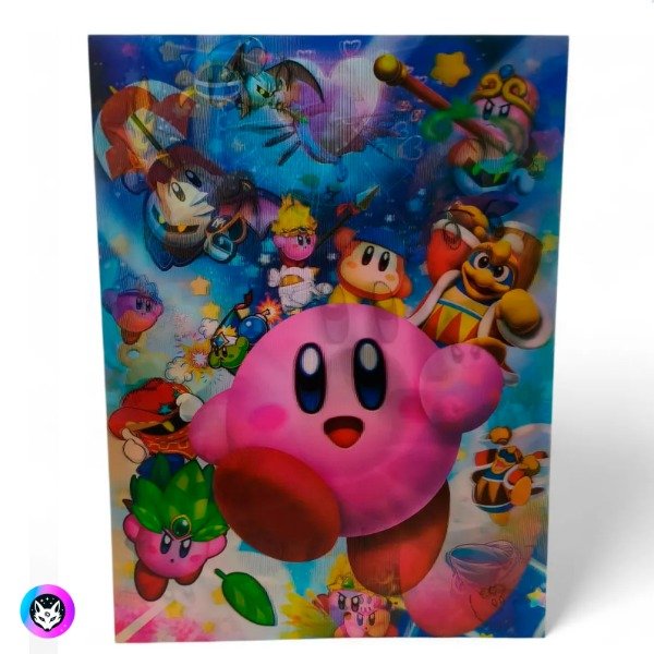 Producto - Poster lenticular A3  "KIRBY"