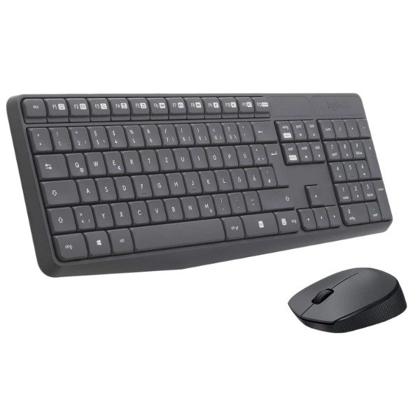 Producto - Combo Teclado y Mouse Inalámbrico Logitech MK235 Negro - 2