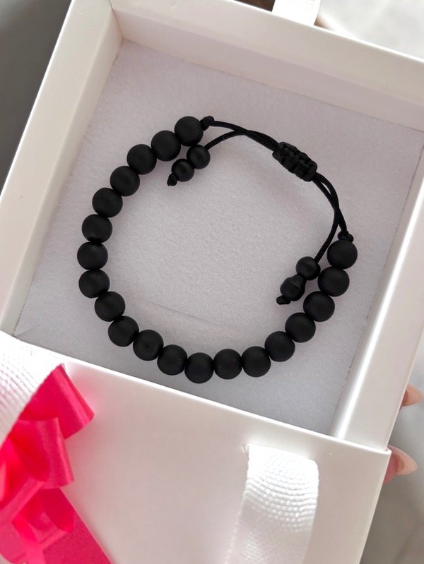 Producto - Pulsera piedra ónix regulable