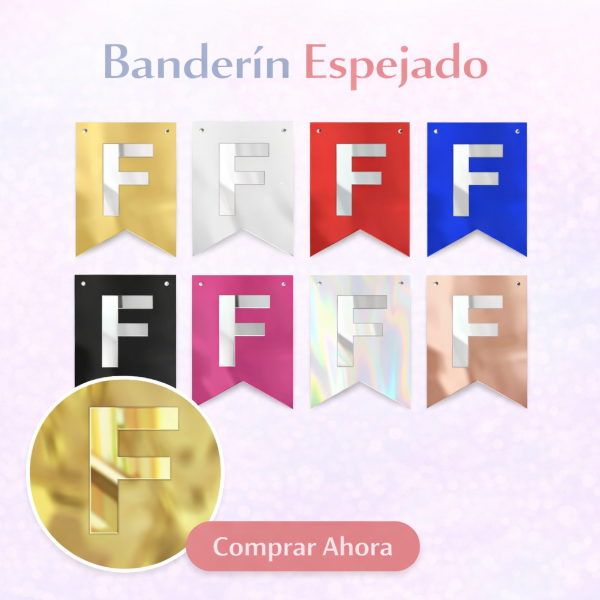 Producto - Banderín Espejado