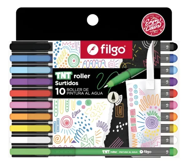 Producto - ROLLER FILGO TNT ACRILICA Surtido X10 - 0