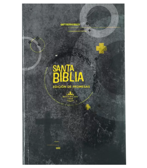 Producto - BIBLIA LETRA GRANDE PROMESAS RVR TAPA RÚSTICA NEGRO
