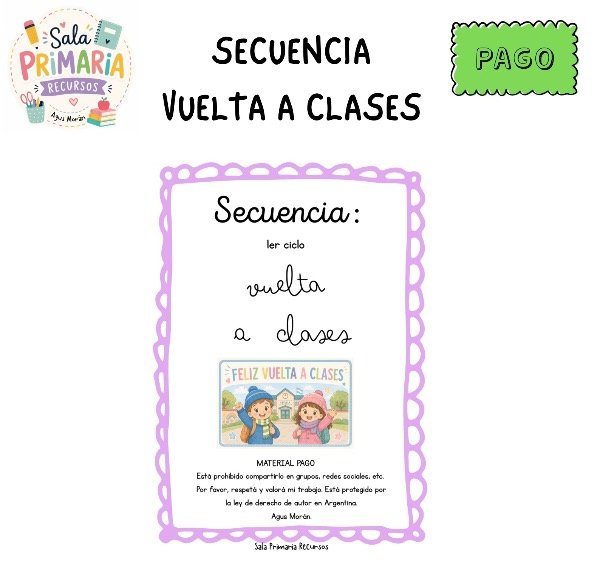 Producto - Vuelta a clases 1er ciclo