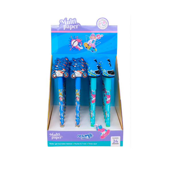 Producto - BOLIGRAFO BORRAB MOTO CASCO