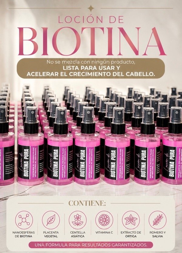 Producto - LOCIÓN DE BIOTINA PURA