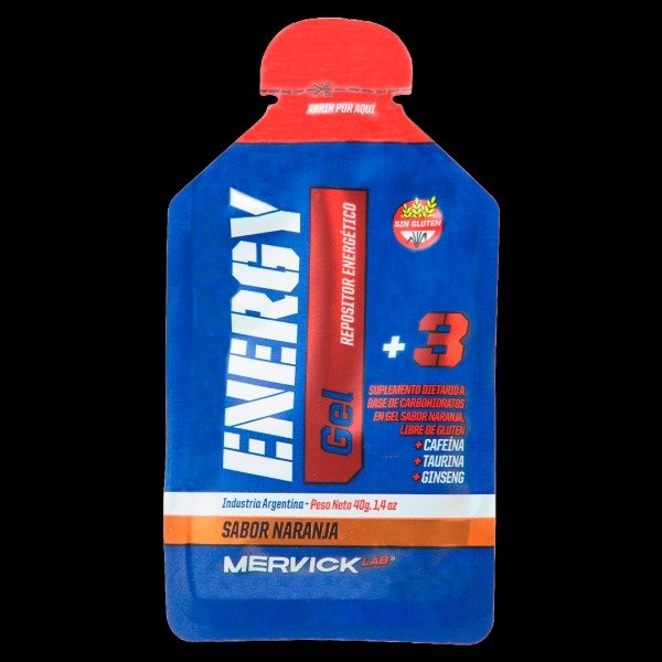 Producto - Energy Gel MERVICKLAB 40g x10 / Con Cafeína + Electrolitos