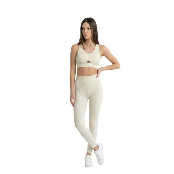 Producto - Conjunto crema con frunce