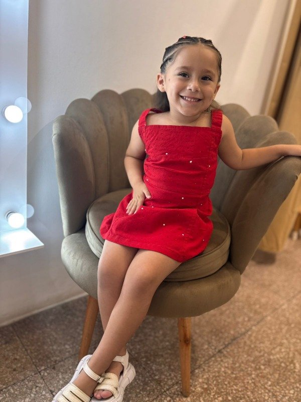 Producto - Vestido rojo strass