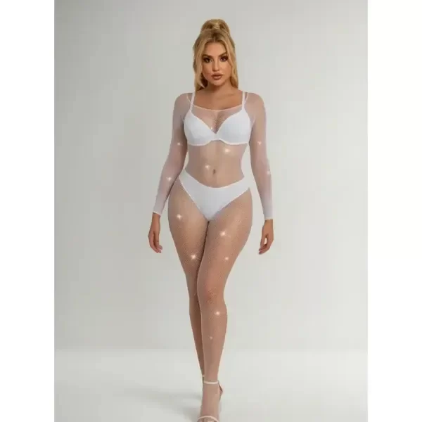 Producto - Catsuit red strass - 1