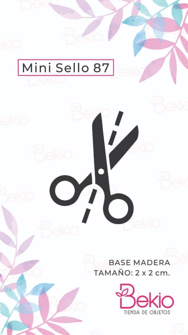 Producto - Mini Sello 87 - Tijera