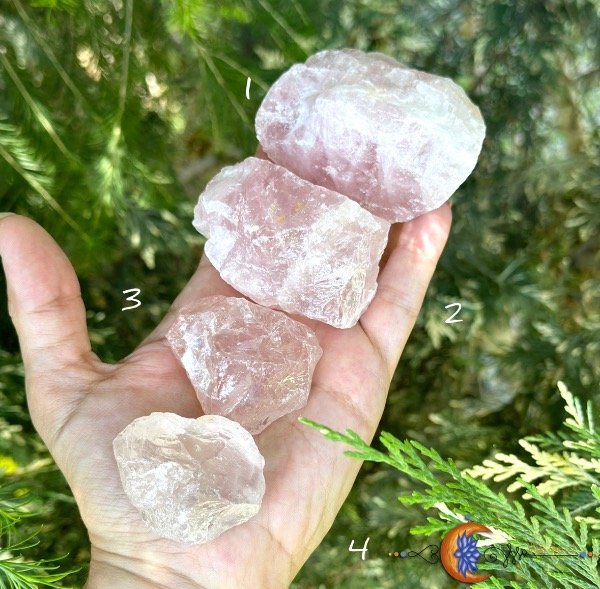 Producto - Pieza de Piedra Natural - Cuarzo Rosa en bruto