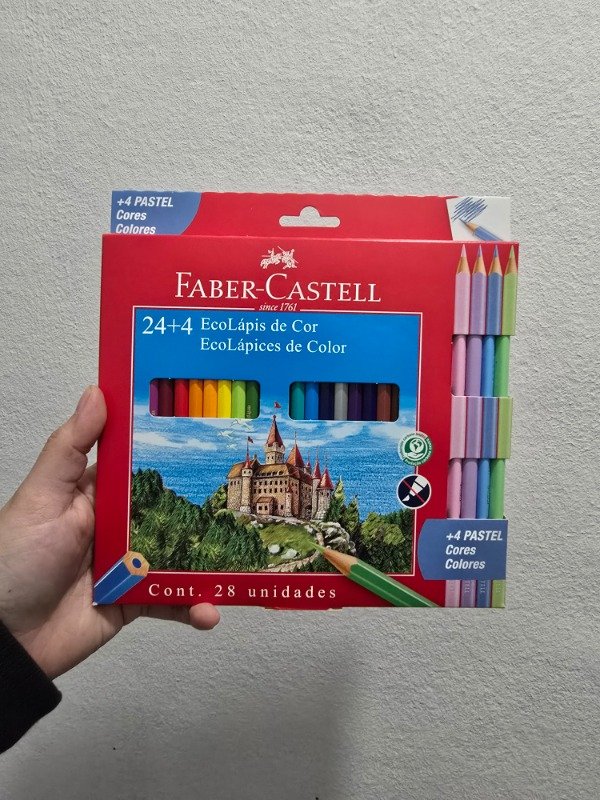 Producto - Lapices Faber Castell por 24 unidades + 4 color pastel