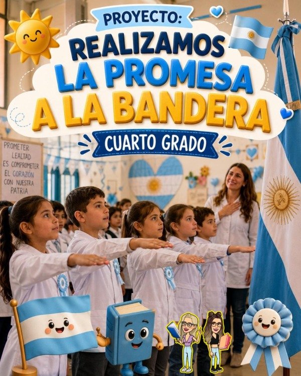 Producto - PROYECTO. REALIZAMOS LA PROMESA A LA BANDERA. CUARTO GRADO