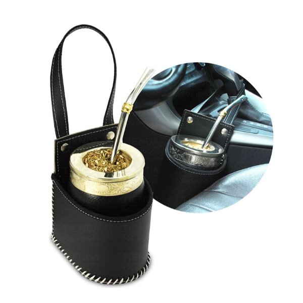 Producto - PORTA MATE PARA AUTO NEGRO