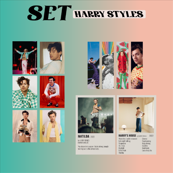 Producto - SET PLASTIFICADO harry styles