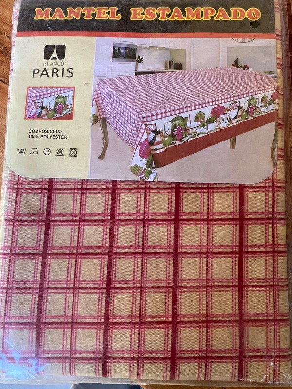 Producto - Mantel  estampado antimancha promo 140 x 250