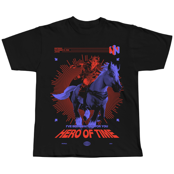 REMERA "ZELDA OCARINA OF TIME V2" ON-DEMAND