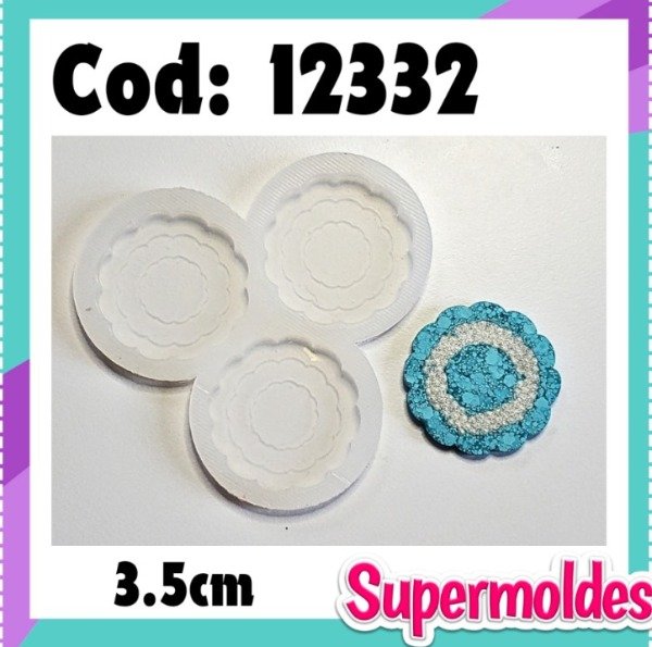 Producto - Escarapela blonda 3u cod 12332