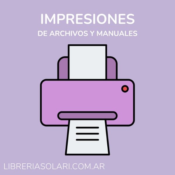 Producto - Impresiones y copias escolares - Mandanos tu lista